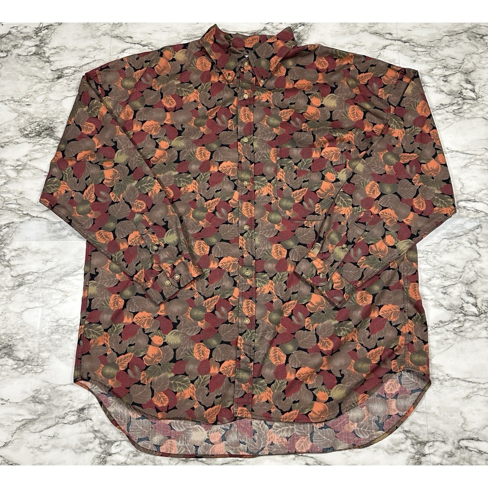 AGGIO‎ Shirt Men's Long Sleeve Button Up Size L Multicolor Pocket